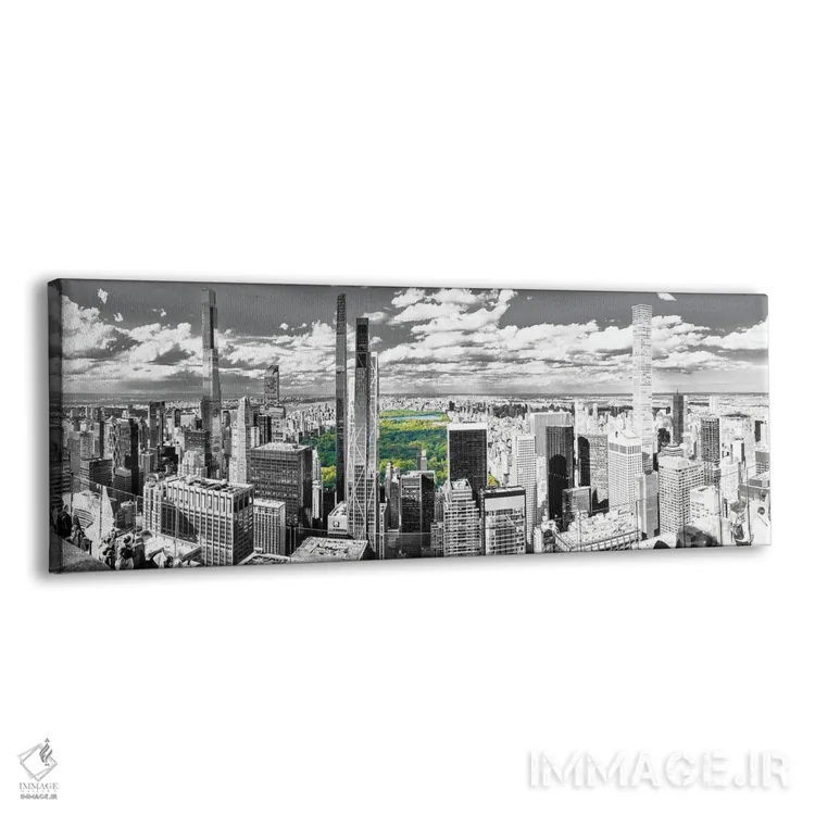 تابلو دکوراتیو هارمونی شهر نیویورک اثر سوزانه کرمر - نمای پرسپکتیو محصول