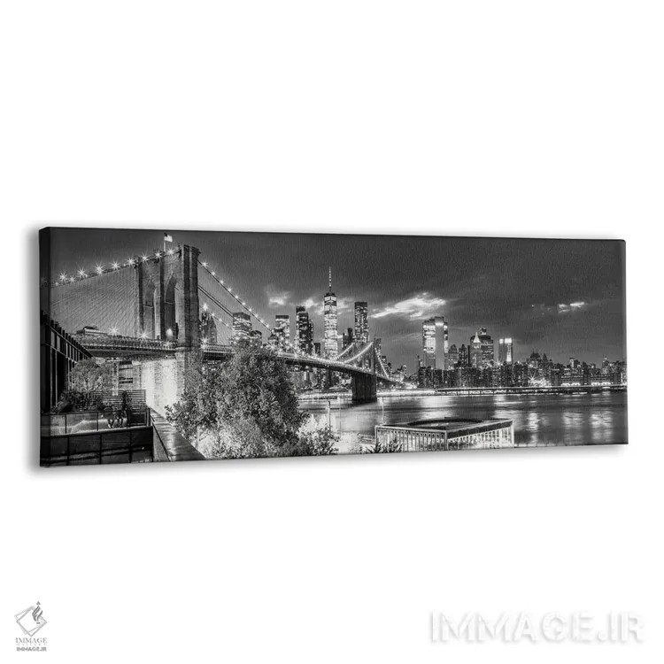 تابلو دکوراتیو آوازهای نیمه شب بروکلین اثر سوزانه کرمر - نمای پرسپکتیو محصول