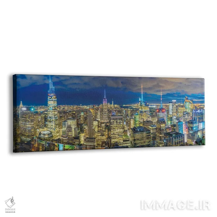 تابلو دکوراتیو شب های افق گاتهام اثر سوزانه کرمر - نمای پرسپکتیو محصول