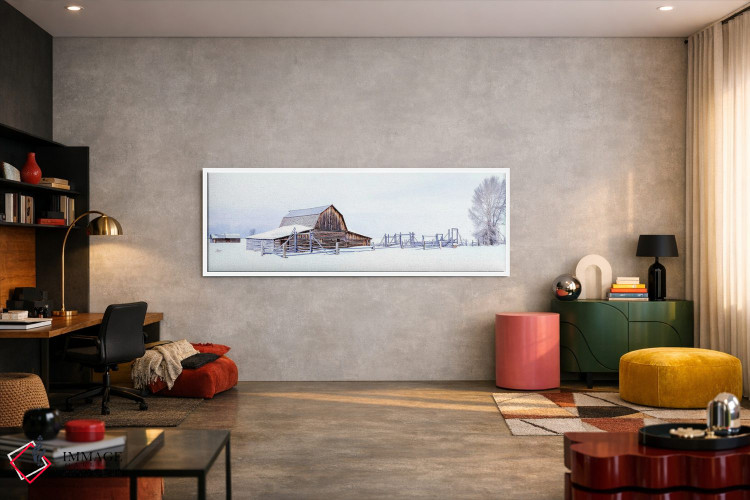 تابلو دکوراتیو پس از طوفان برفی در سفیدترین حالت اثر سوزانه کرمر - D4W