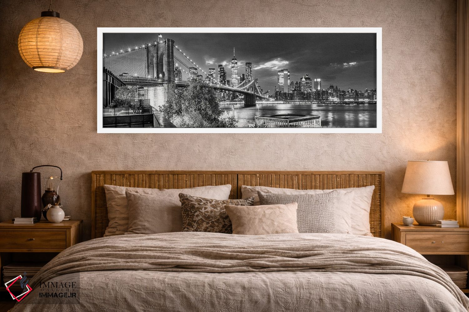 تابلو دکوراتیو آوازهای نیمه شب بروکلین اثر سوزانه کرمر - D3W