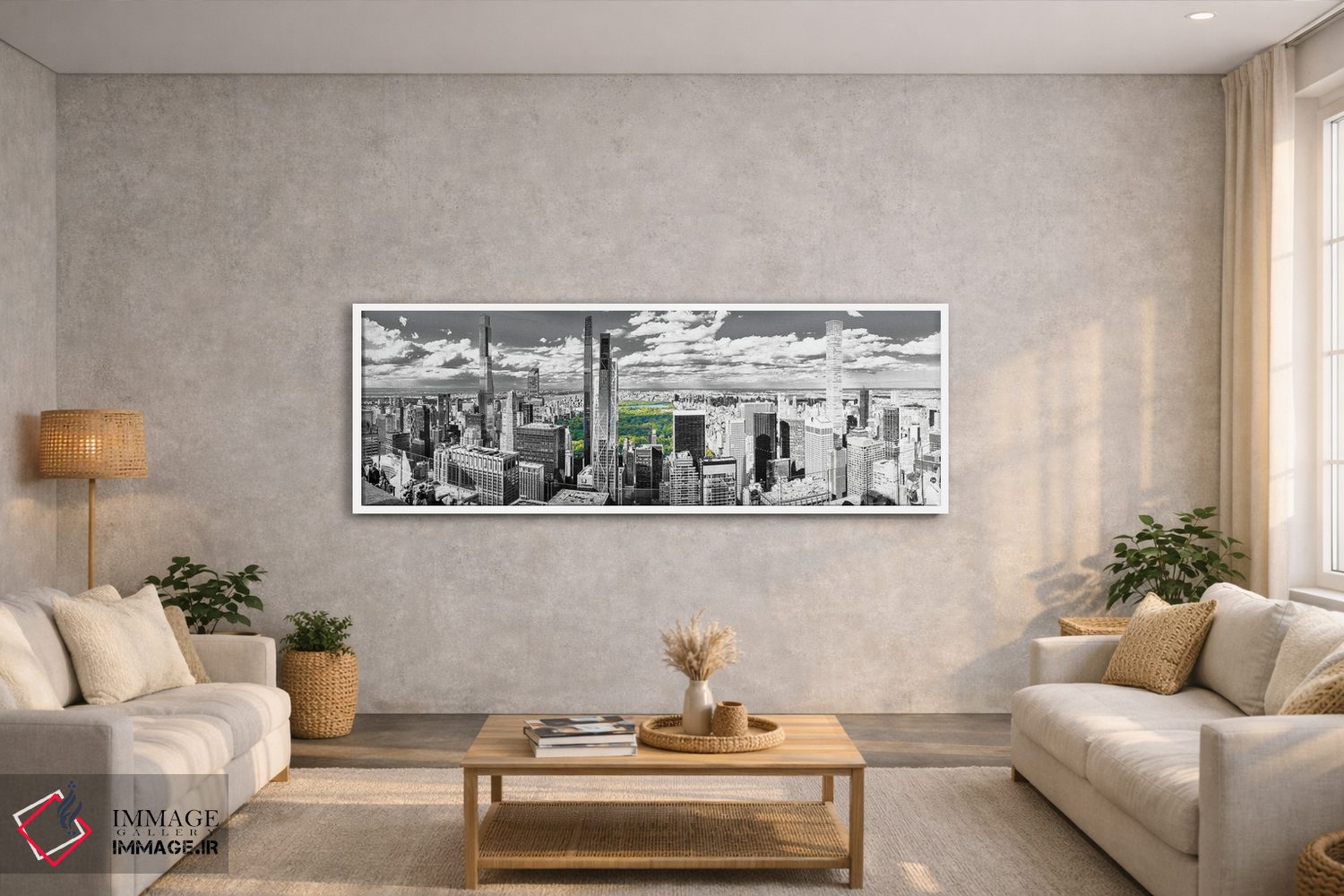 تابلو دکوراتیو هارمونی شهر نیویورک اثر سوزانه کرمر - D4W