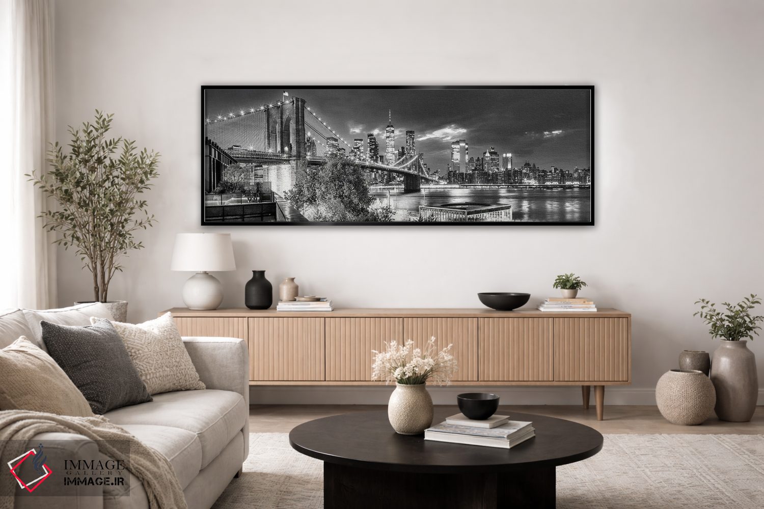 تابلو دکوراتیو آوازهای نیمه شب بروکلین اثر سوزانه کرمر - D4B