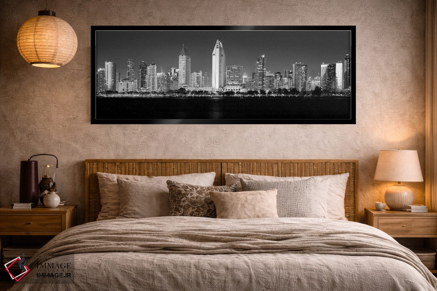 تابلو دکوراتیو چشم انداز سن دیه گو اثر سوزانه کرمر - D4B