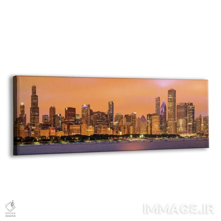 تابلو دکوراتیو برج ویلیس در رصدخانه آدلر I اثر سوزانه کرمر - نمای پرسپکتیو محصول