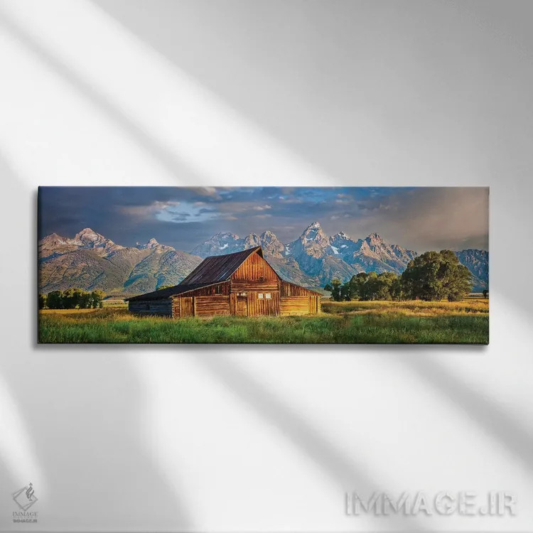 تابلو دکوراتیو Grand Teton National Park, Wyoming,پانوراما گرند تیتون، پار… اثر سوزانه کرمر - نمای روبهرو روی دیوار