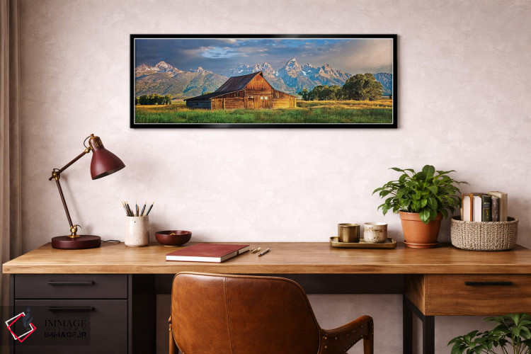 تابلو دکوراتیو Grand Teton National Park, Wyoming,پانوراما گرند تیتون، پار… اثر سوزانه کرمر - D4B