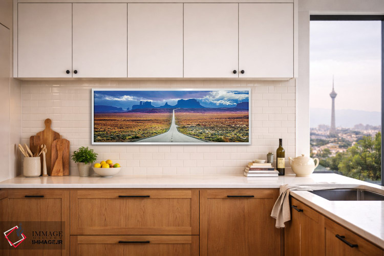 تابلو دکوراتیو جاده طوفانی به مونومنت ولی اثر سوزانه کرمر - D2W