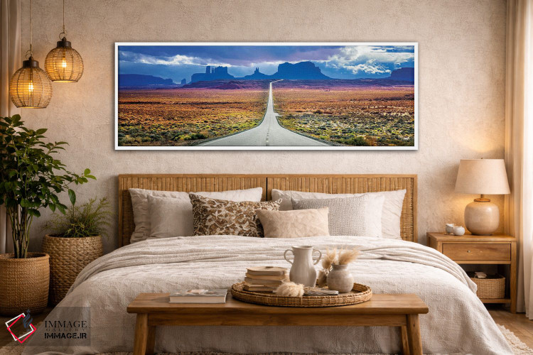 تابلو دکوراتیو جاده طوفانی به مونومنت ولی اثر سوزانه کرمر - D4W