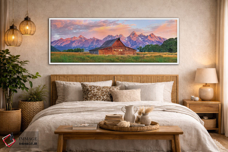 تابلو دکوراتیو Grand Teton National Park, Wyoming,درخشش صبحگاهی گرند تیتون… اثر سوزانه کرمر - D4W