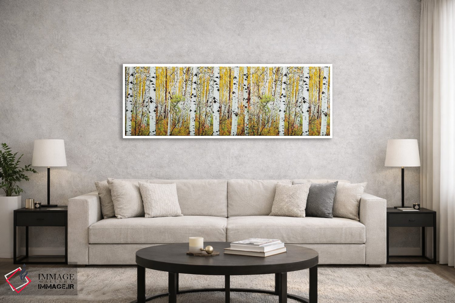 تابلو دکوراتیو Colorado,پانوراما درختان آسپن، کلرادو اثر سوزانه کرمر - D4W