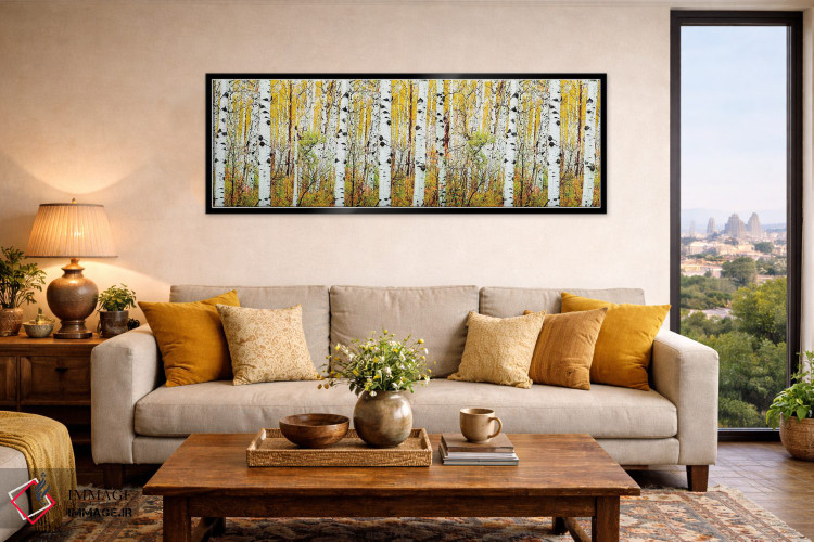 تابلو دکوراتیو Colorado,پانوراما درختان آسپن، کلرادو اثر سوزانه کرمر - D6B