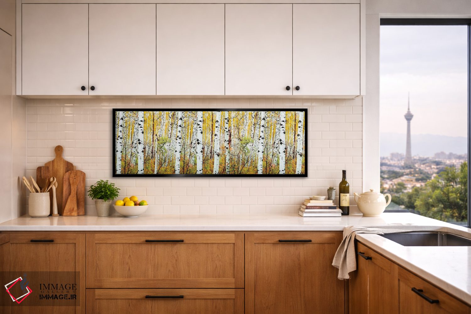 تابلو دکوراتیو Colorado,پانوراما درختان آسپن، کلرادو اثر سوزانه کرمر - D5B