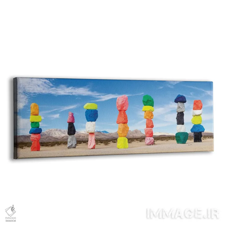 تابلو دکوراتیو Nevada,هنر در بیابان، نوادا اثر سوزانه کرمر - نمای پرسپکتیو محصول