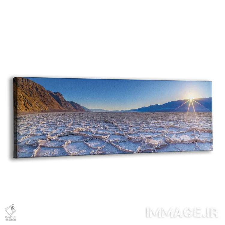 تابلو دکوراتیو غروب حوضه بدواتر، دره مرگ اثر سوزانه کرمر - نمای پرسپکتیو محصول