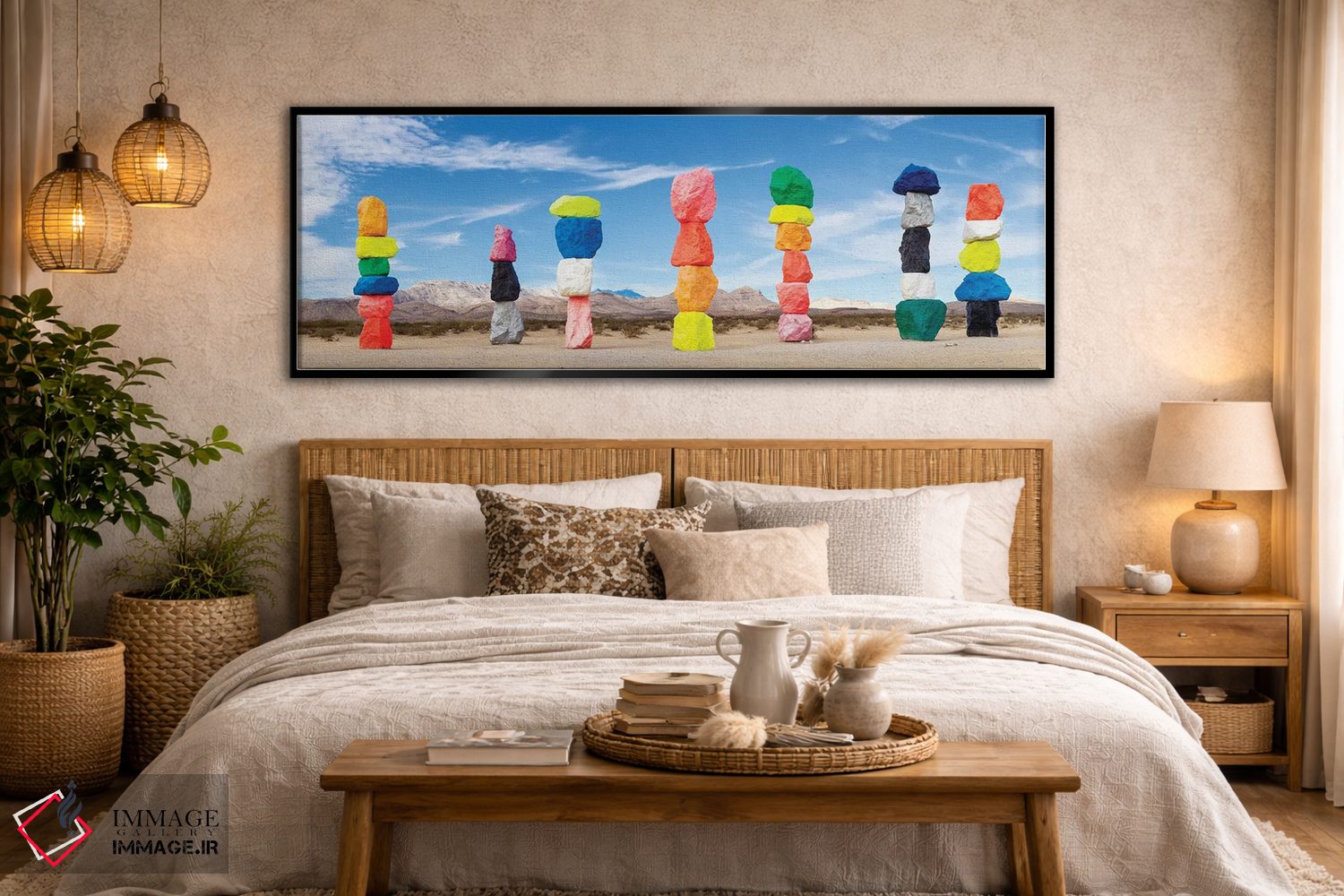 تابلو دکوراتیو Nevada,هنر در بیابان، نوادا اثر سوزانه کرمر - D5B