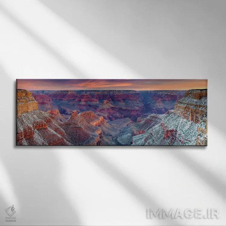 تابلو دکوراتیو لبه جنوبی گرند کنیون اثر سوزانه کرمر - نمای روبهرو روی دیوار