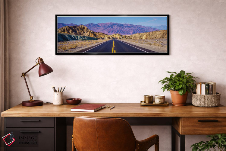 تابلو دکوراتیو Death Valley,سفر جاده ای پانوراما، دره مرگ اثر سوزانه کرمر - D3B