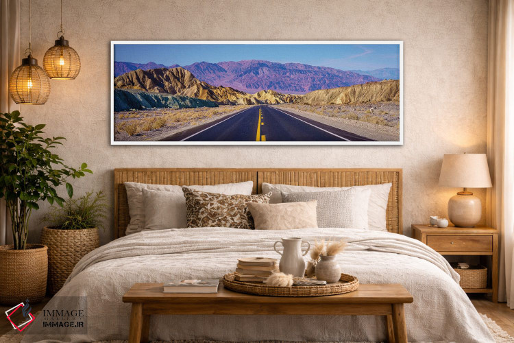 تابلو دکوراتیو Death Valley,سفر جاده ای پانوراما، دره مرگ اثر سوزانه کرمر - D4W