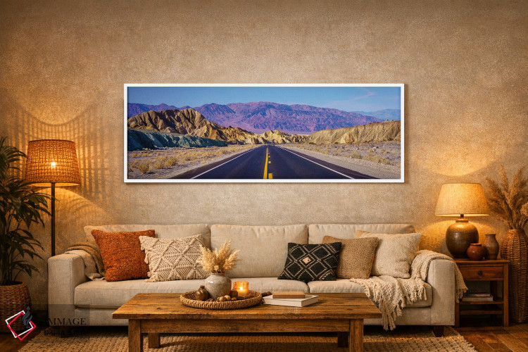 تابلو دکوراتیو Death Valley,سفر جاده ای پانوراما، دره مرگ اثر سوزانه کرمر - D5W