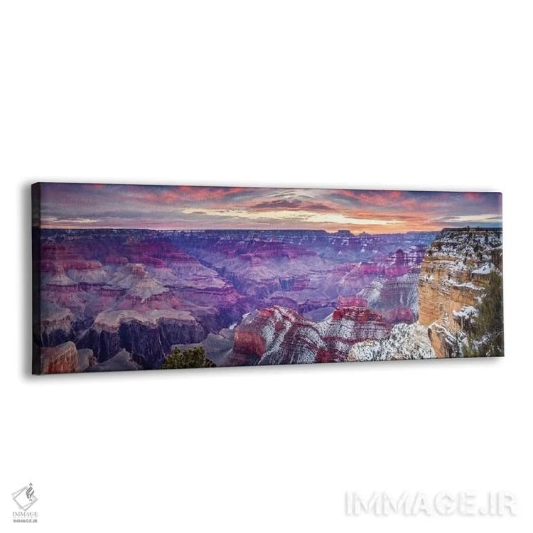 تابلو دکوراتیو طلوع آفتاب در هوپی پوینت شماره یک اثر سوزانه کرمر - نمای پرسپکتیو محصول