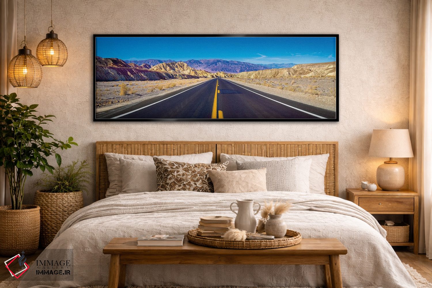 تابلو دکوراتیو Death Valley,جاده پانوراما، دره مرگ اثر سوزانه کرمر - D5B