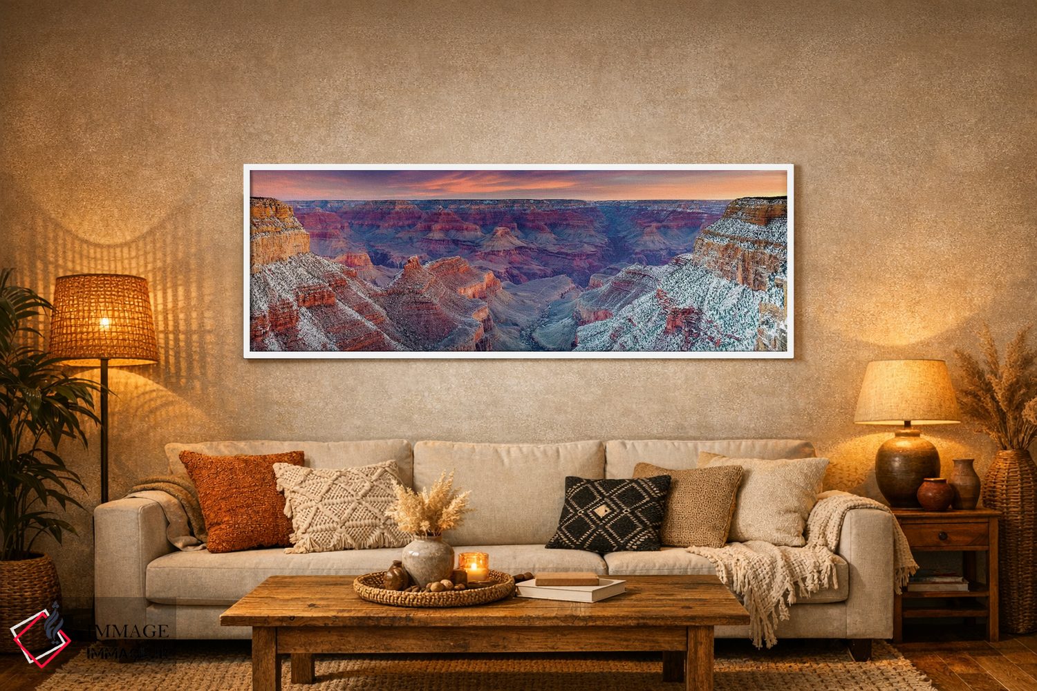 تابلو دکوراتیو لبه جنوبی گرند کنیون اثر سوزانه کرمر - D5W