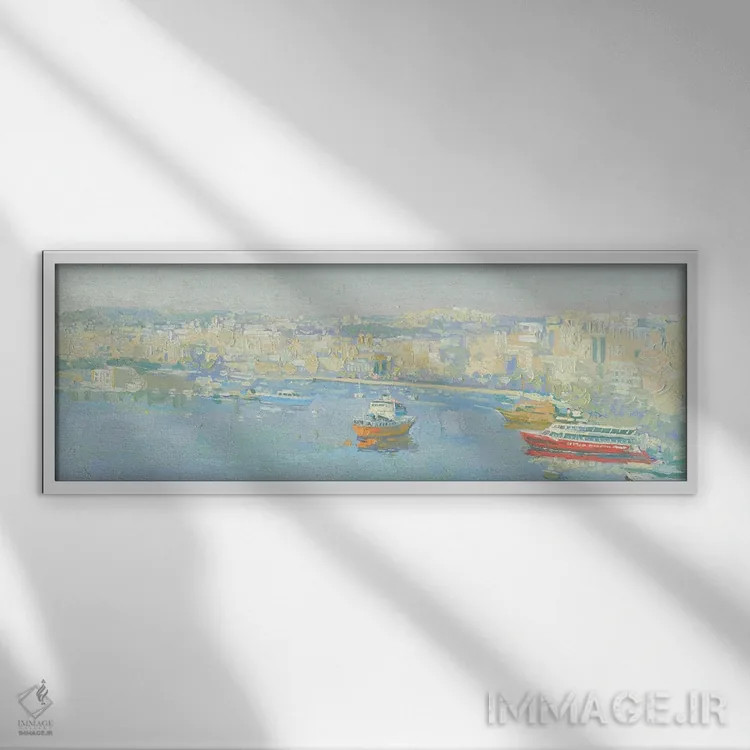 تابلو دکوراتیو سلیما اثر سایمون کوژین - نمای قابدار سفید