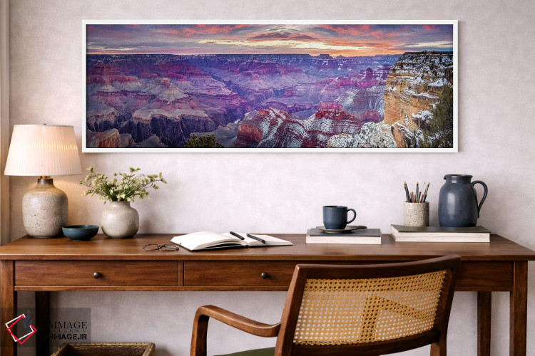 تابلو دکوراتیو طلوع آفتاب در هوپی پوینت شماره یک اثر سوزانه کرمر - D1W