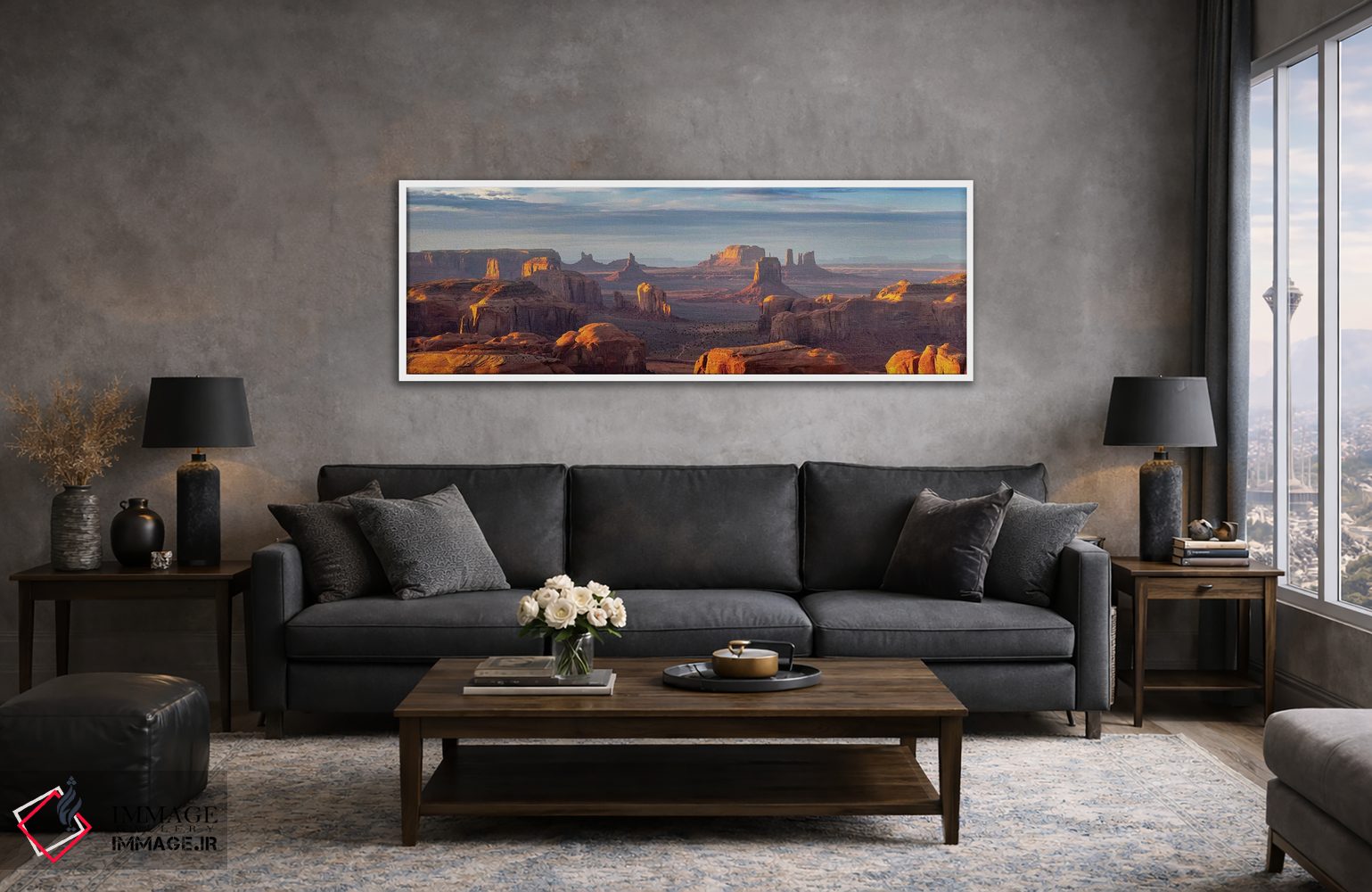 تابلو دکوراتیو هانتس مسا، پارک قبیله ای ناواهو شماره دو اثر سوزانه کرمر - D4W