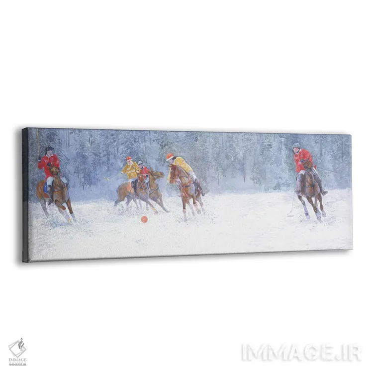 تابلو دکوراتیو بازی چوگان. سنت موریتس اثر سایمون کوژین - نمای پرسپکتیو محصول