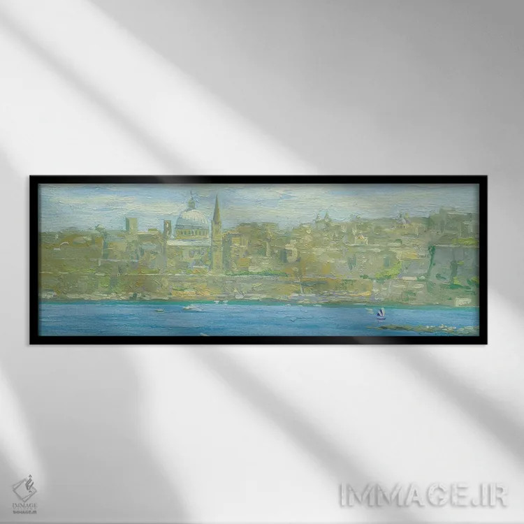 تابلو دکوراتیو لا والتا، مالت اثر سایمون کوژین - نمای قابدار مشکی