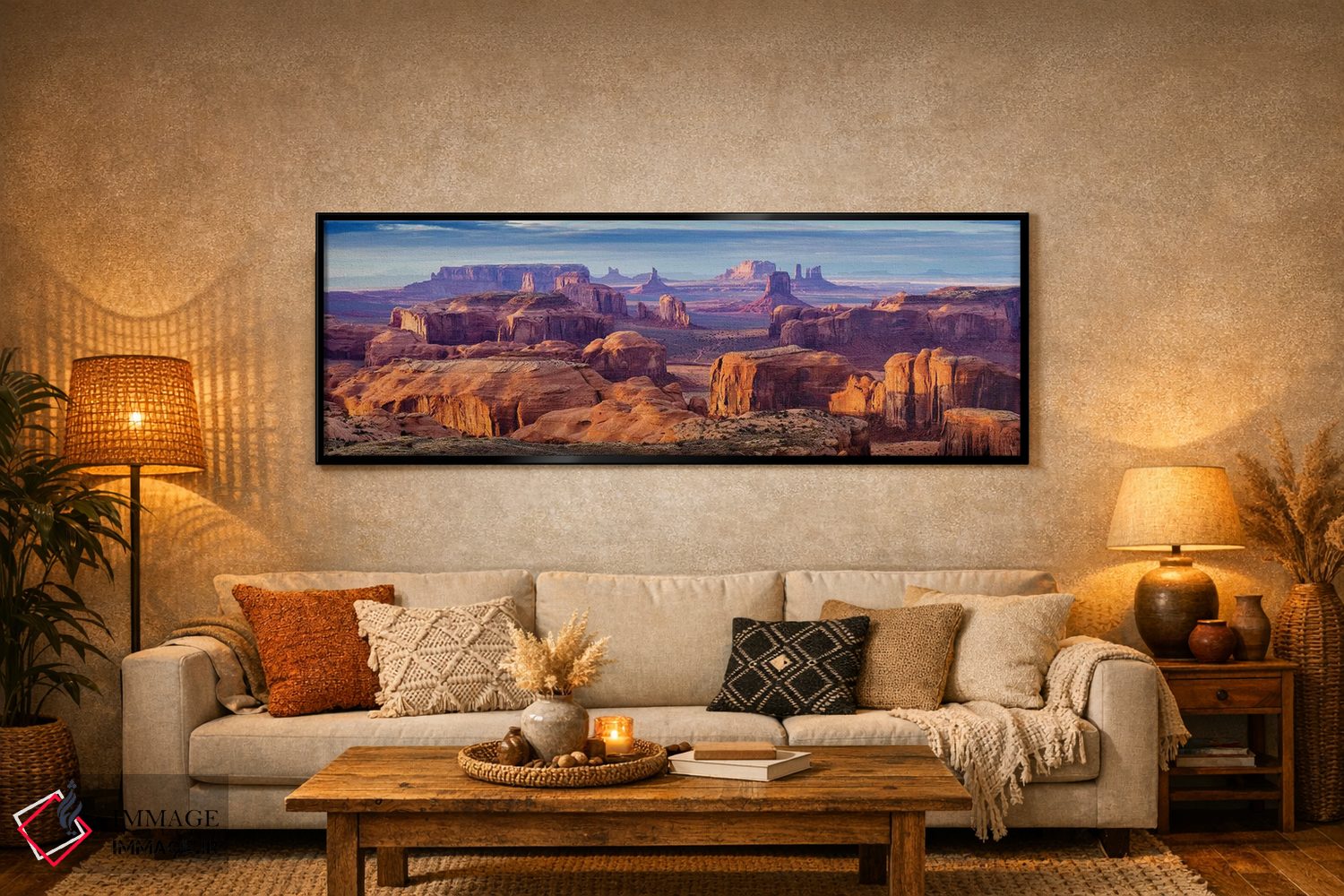 تابلو دکوراتیو هانتس مسا، پارک قبیله ای ناواهو شماره پنج اثر سوزانه کرمر - D6B