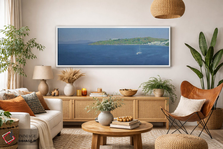 تابلو دکوراتیو بندر هالیکارناس اثر سایمون کوژین - D2W
