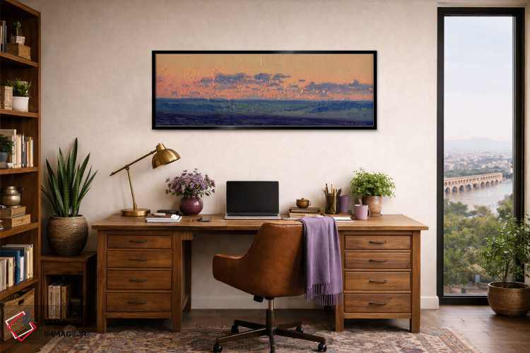 تابلو دکوراتیو غروب در پایان ماه مه. چامزینکا اثر سایمون کوژین - D2B