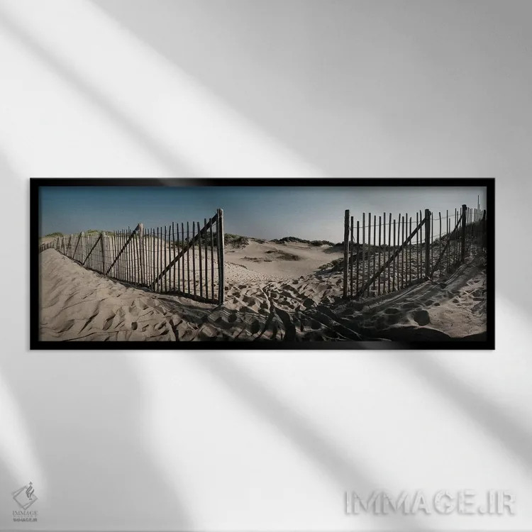 تابلو دکوراتیو خلیج هرینگ اثر شلی لیک - نمای قابدار مشکی