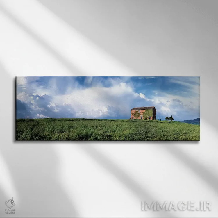 تابلو دکوراتیو خانه روستایی توسکانی اثر شلی لیک - نمای روبهرو روی دیوار