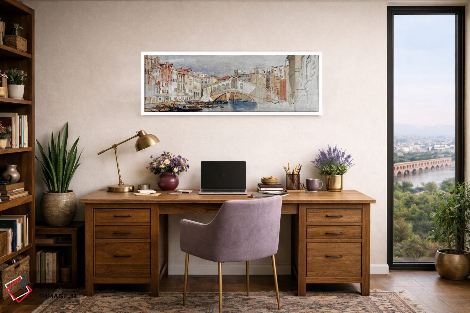 تابلو دکوراتیو کانال بزرگ اثر استودیو طراحی استلار - D1W