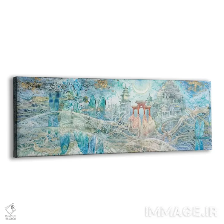 تابلو دکوراتیو آرمان ها اثر استفانی لاو - نمای پرسپکتیو محصول