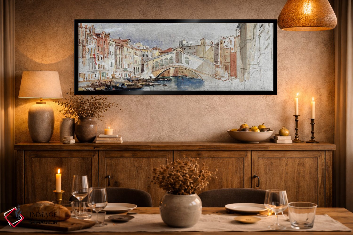 تابلو دکوراتیو کانال بزرگ اثر استودیو طراحی استلار - D2B