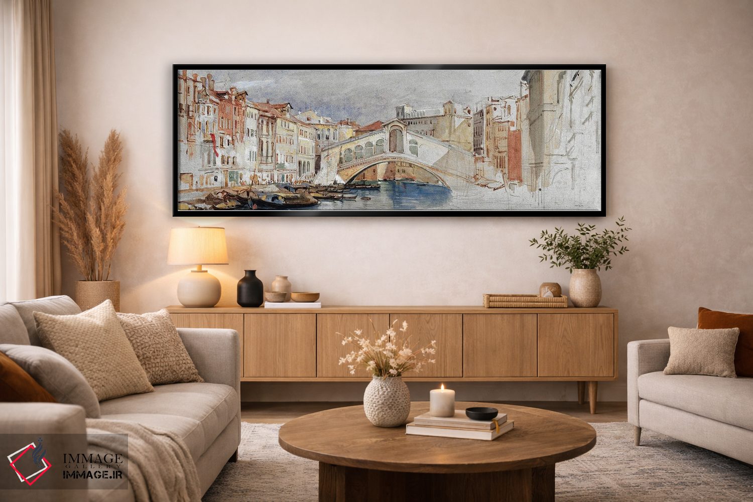 تابلو دکوراتیو کانال بزرگ اثر استودیو طراحی استلار - D5B