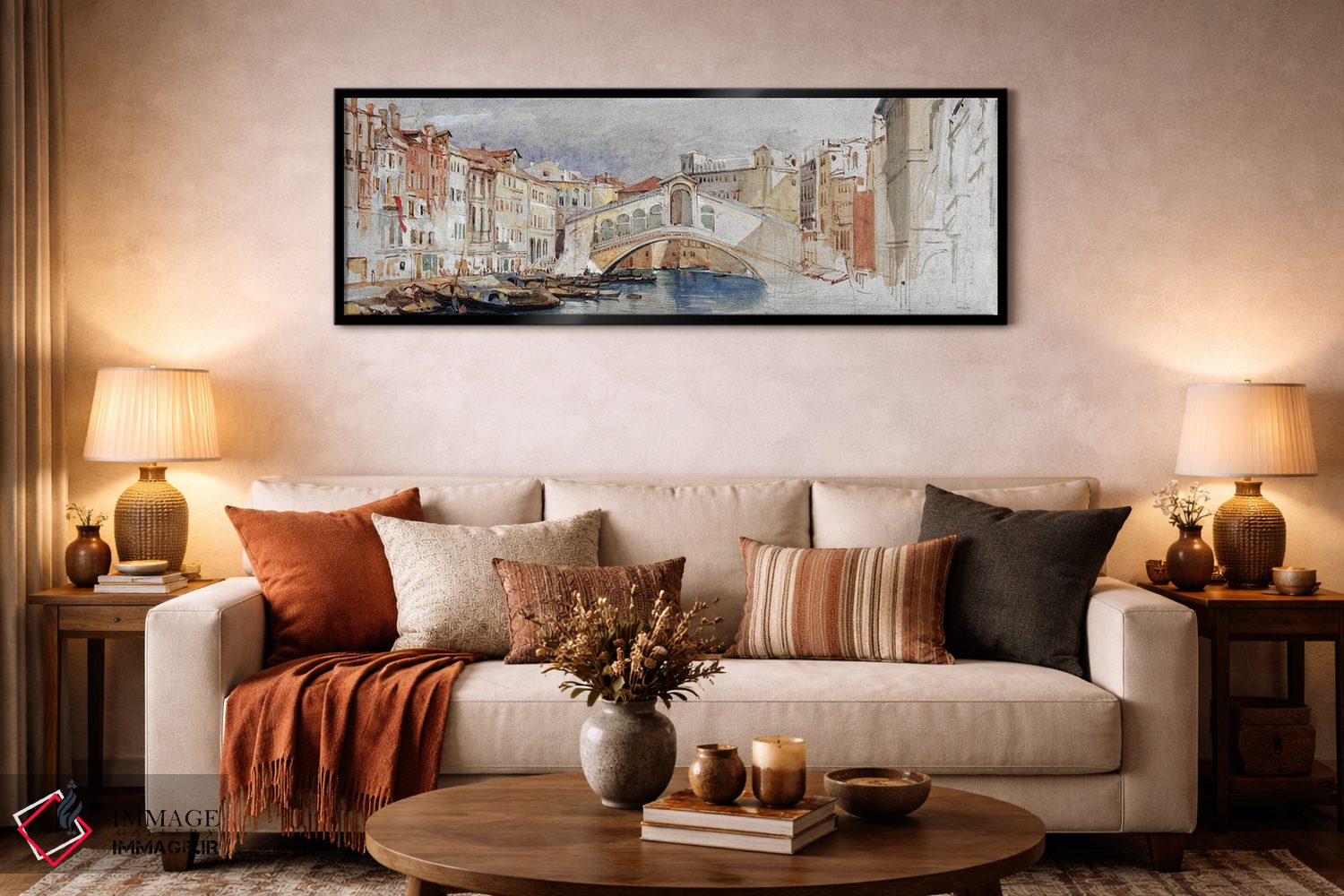 تابلو دکوراتیو کانال بزرگ اثر استودیو طراحی استلار - D6B