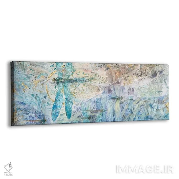 تابلو دکوراتیو بر خلاف جریان اثر استفانی لاو - نمای پرسپکتیو محصول