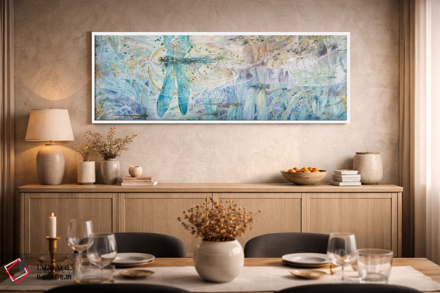 تابلو دکوراتیو بر خلاف جریان اثر استفانی لاو - D2W