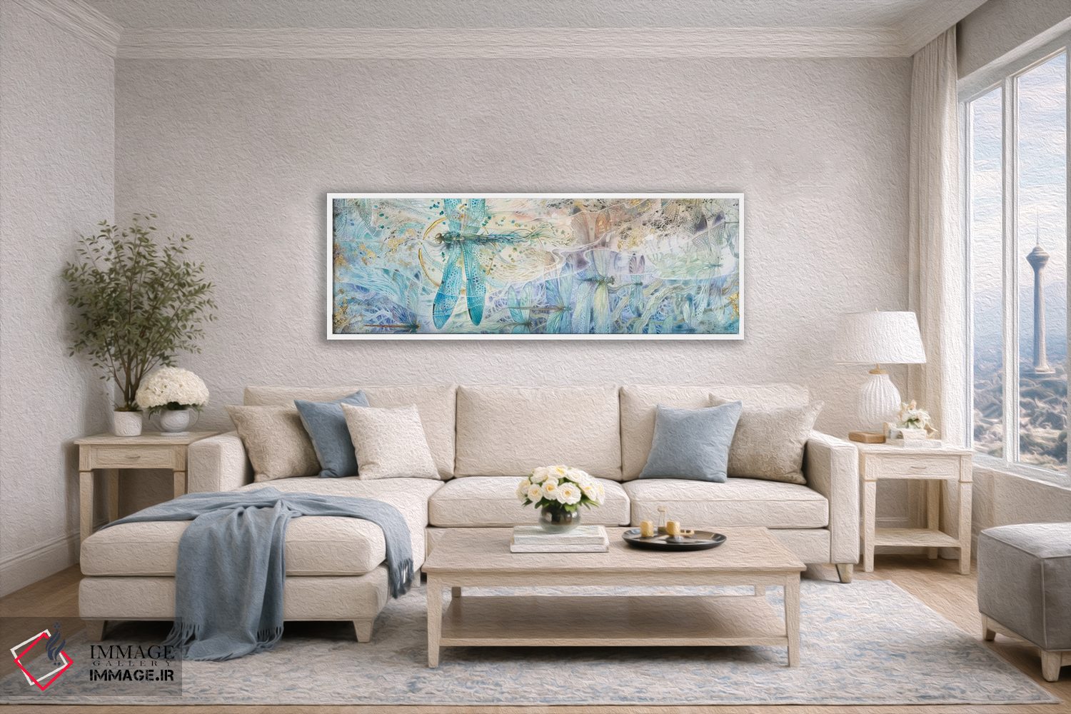 تابلو دکوراتیو بر خلاف جریان اثر استفانی لاو - D4W