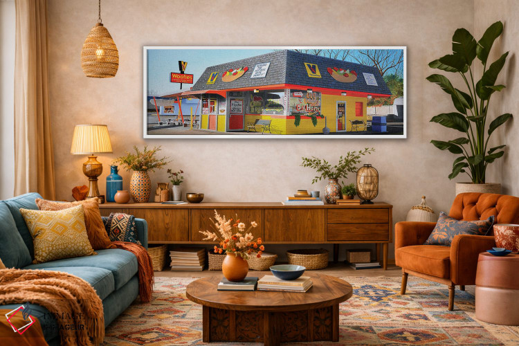 تابلو دکوراتیو ووفی ها اثر جان سالوتزو - D1W