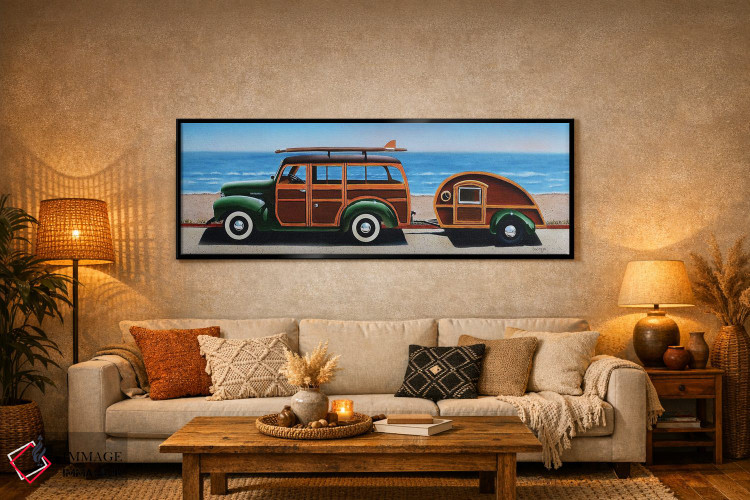 تابلو دکوراتیو وودی اثر جان سالوتزو - D6B