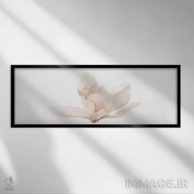 تابلو دکوراتیو کاتلیا اثر سوزان میشال - نمای قابدار مشکی