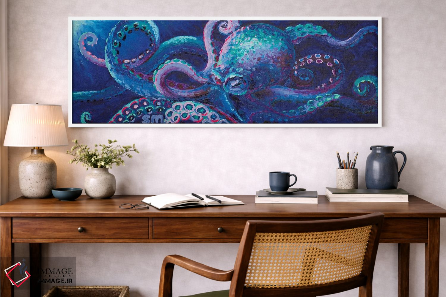 تابلو دکوراتیو شاخک ها اثر سیمونه ماژتیچ - D1W