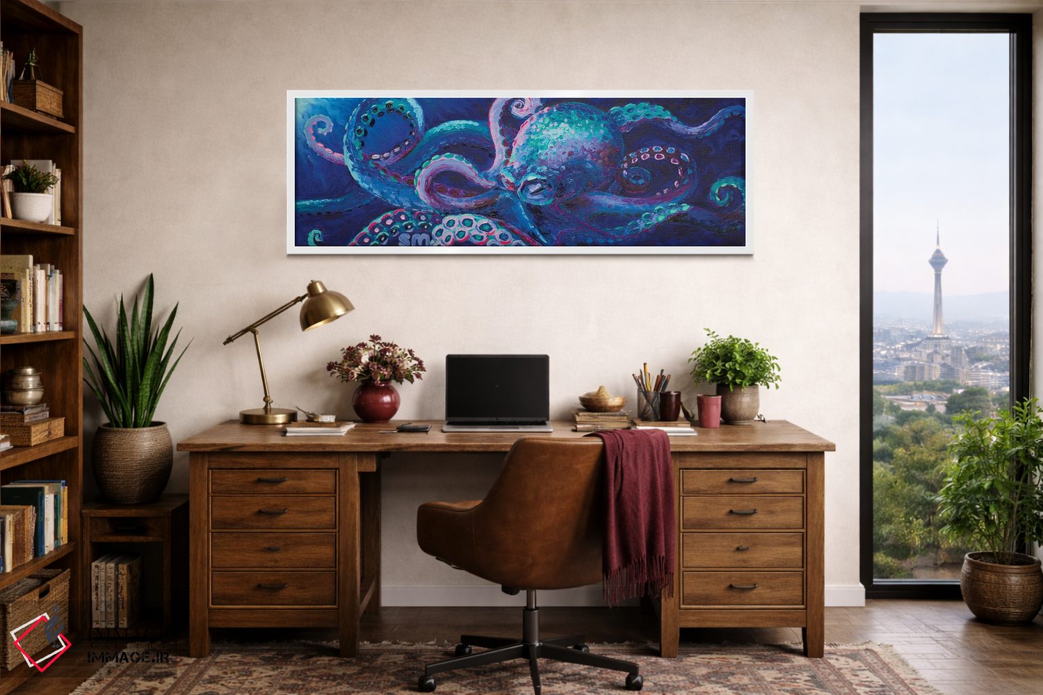 تابلو دکوراتیو شاخک ها اثر سیمونه ماژتیچ - D2W